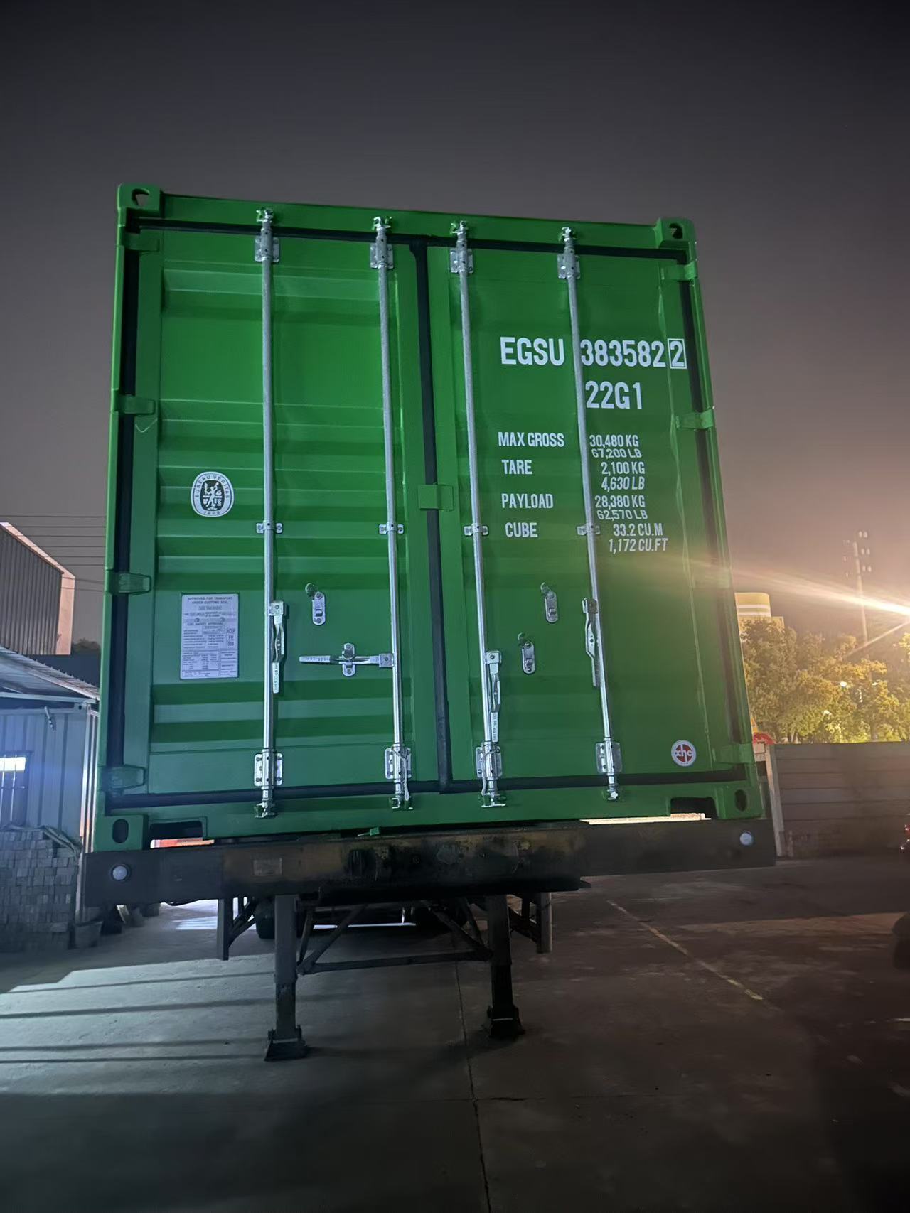 Container loaded